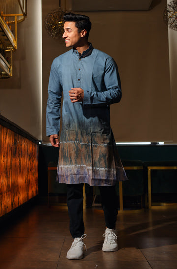 Shibhori Cotton Long Kurta